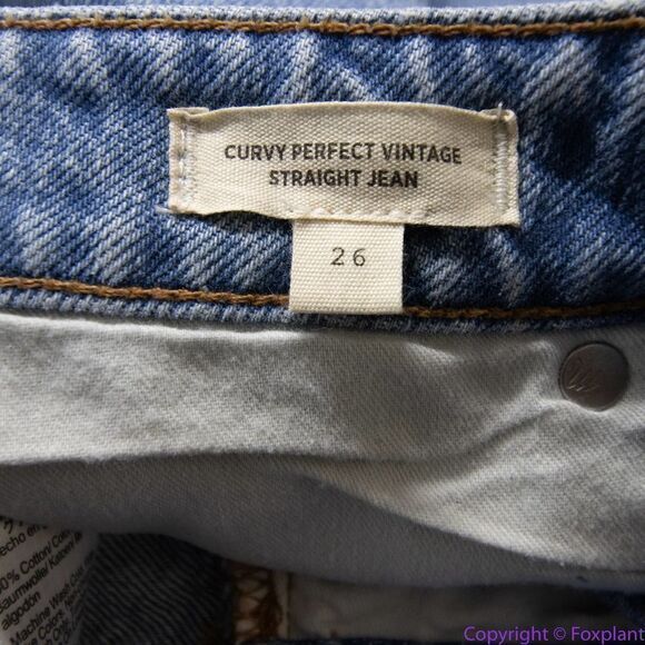 NEW Madewell The Curvy Perfect Vintage Straight Jean‎ in Seyland Wash, 26 - Picture 12 of 16